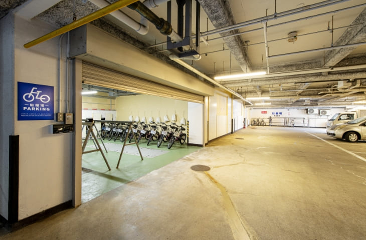 無料駐輪場のご案内